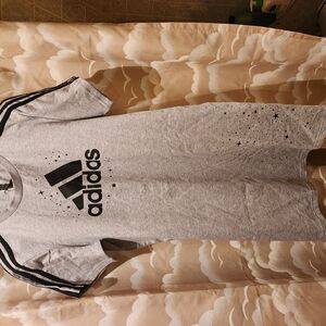 Adidas Gray Graphic T-Shirt
